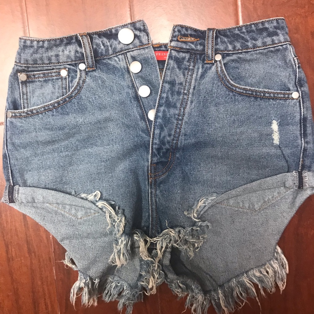 High waist Jean Shorts